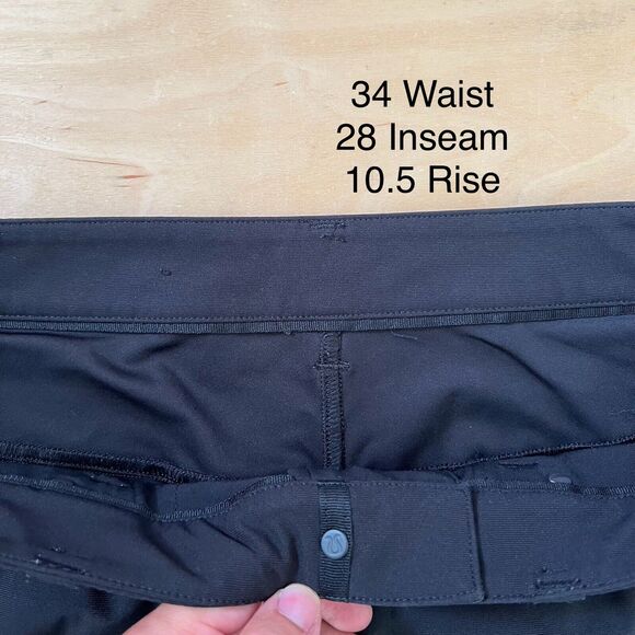 Lululemon ABC Pants 34 Black Athleisure Casual Workwear Sportswear Commission - Picture 5 of 9